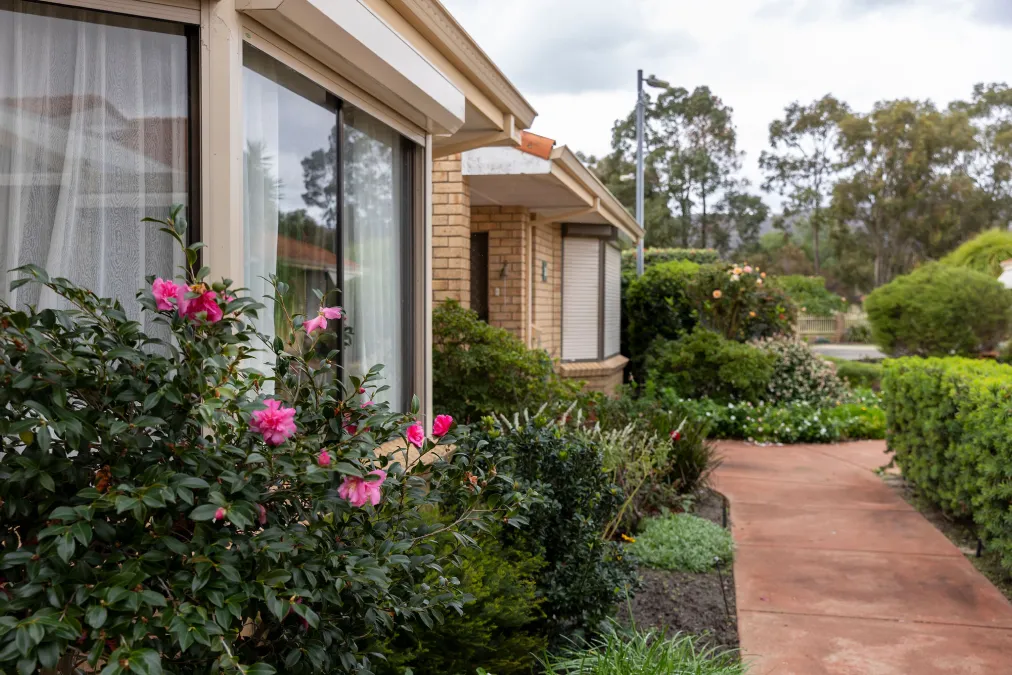 Front of retirement home