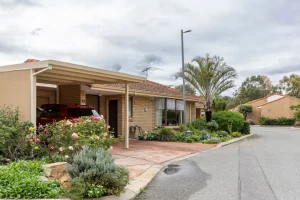 Front of retirement home